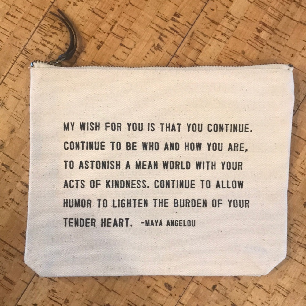 Canvas Makeup Bag 💄